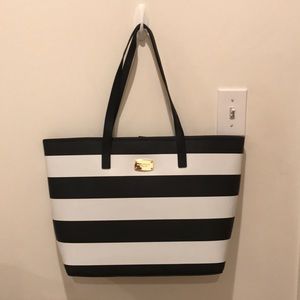 MK stripe tote